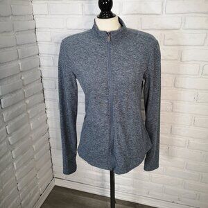 Kyodan Ladies Size Large Full Zip Blue Fitted Active Jacket